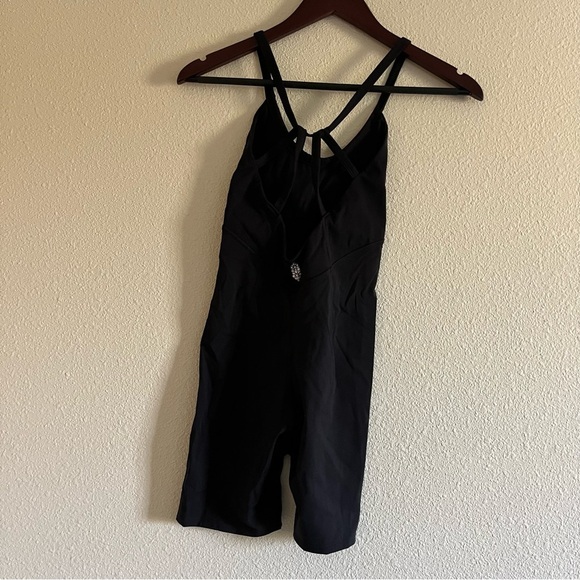 FP Movement by Free People All Start Runsie Black Bodysuit Shorts Size XS/S - Picture 9 of 10